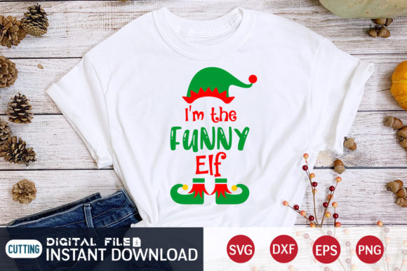 Fun Elf SVG for Graphics and T-Shirt Designs
