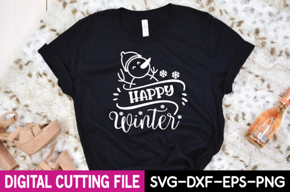 Happy Winter Svg