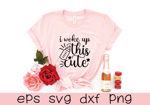 i woke up this cute svg design