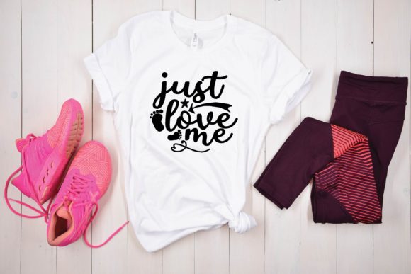 Just Love Me Svg: A Graphic Design Asset for T-Shirt Designs