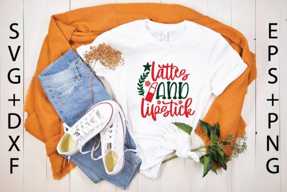 Lattes and Lipstick Svg