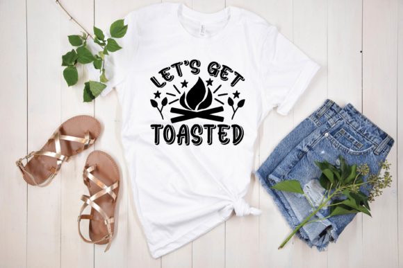 Let’s Get Toasted Svg Graphics for T-Shirt Designs