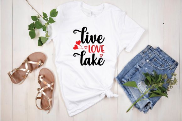 Live Love Lake Svg