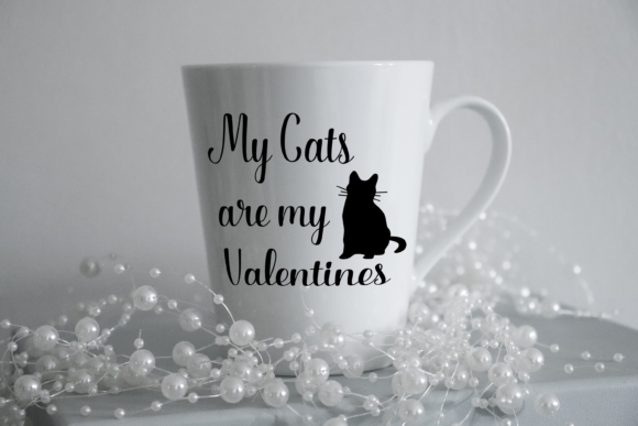 My Cats Are My Valentines Svg Funny Graphics for Local Business Branding