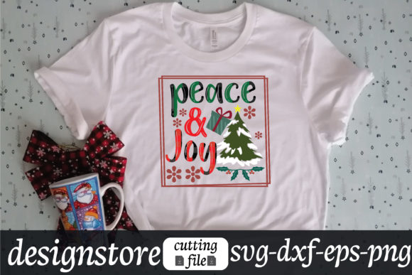 Peace Joy Svg Graphics for T-Shirt Designs