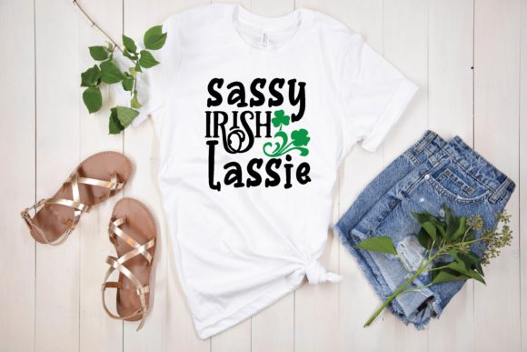 Sassy Irish Lassie Svg Graphics for T-Shirt Designs